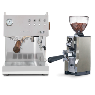 Ascaso Steel Duo PID Polerat stål inkl. Eureka Mignon Libra kvarn