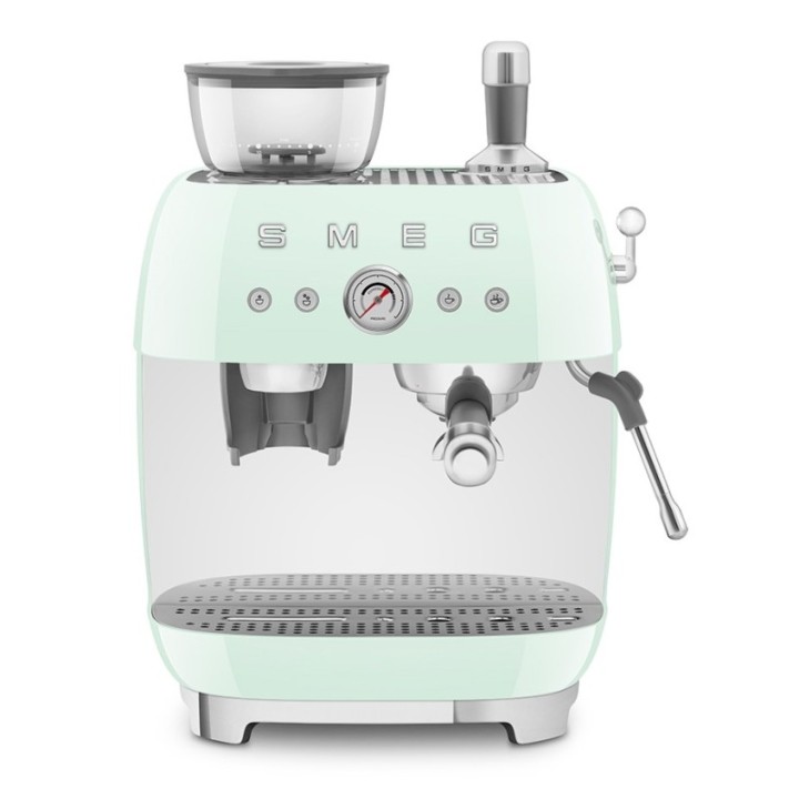 Smeg EGF03PGEU Manuell espressomaskin Inkl. Mjölkkanna & 1,5kg Rigtig Kaffe
