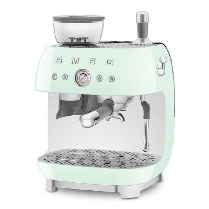 Smeg EGF03PGEU Manuell espressomaskin Inkl. Mjölkkanna & 1,5kg Rigtig Kaffe