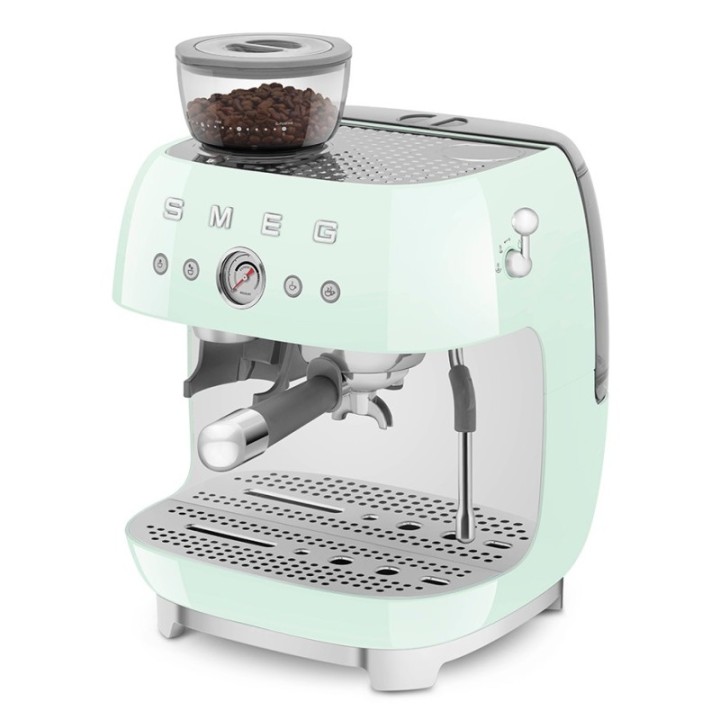 Smeg EGF03PGEU Manuell espressomaskin Inkl. Mjölkkanna & 1,5kg Rigtig Kaffe