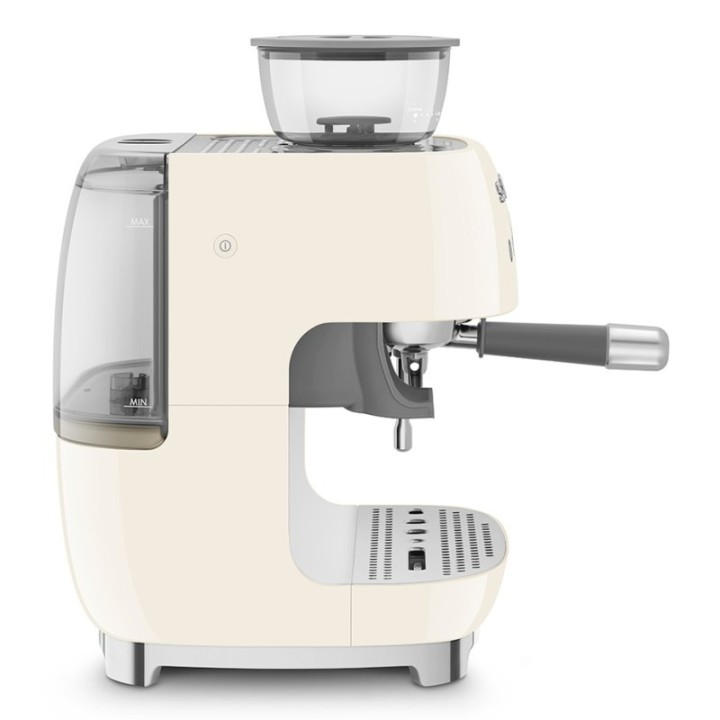Smeg EGF03CREU Manuell espressomaskin inkl. mjölkkanna och 1,5 kg Rigtig Kaffe