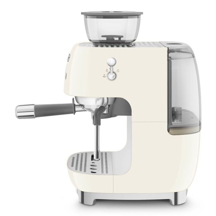 Smeg EGF03CREU Manuell espressomaskin inkl. mjölkkanna och 1,5 kg Rigtig Kaffe