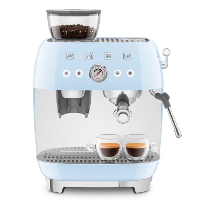 Smeg EGF03PBEU Manuell espressomaskin Inkl. Mjölkkanna & 1,5 kg Rigtig Kaffe