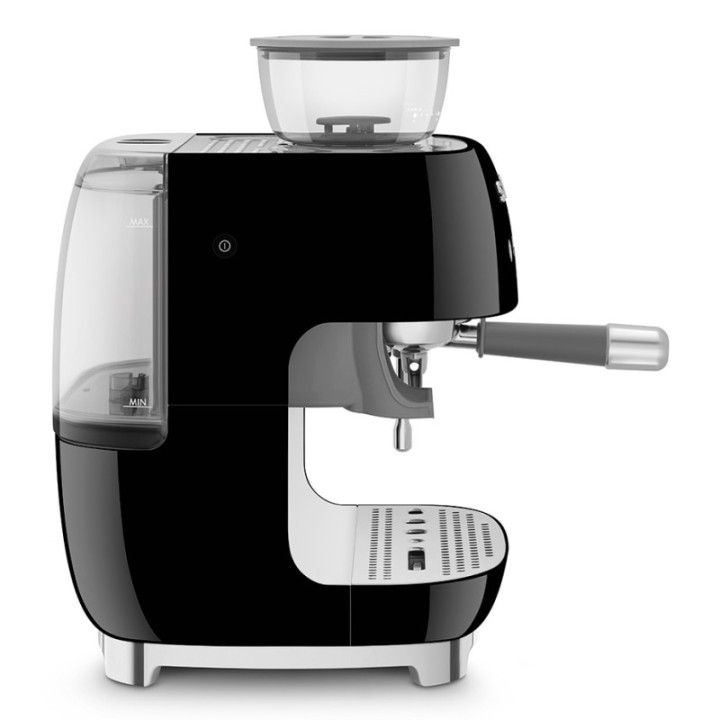 Smeg EGF03BLEU Manuell espressomaskin inkl. mjölkkanna och 1,5 kg Rigtig Kaffe