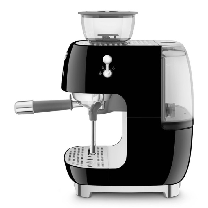 Smeg EGF03BLEU Manuell espressomaskin inkl. mjölkkanna och 1,5 kg Rigtig Kaffe