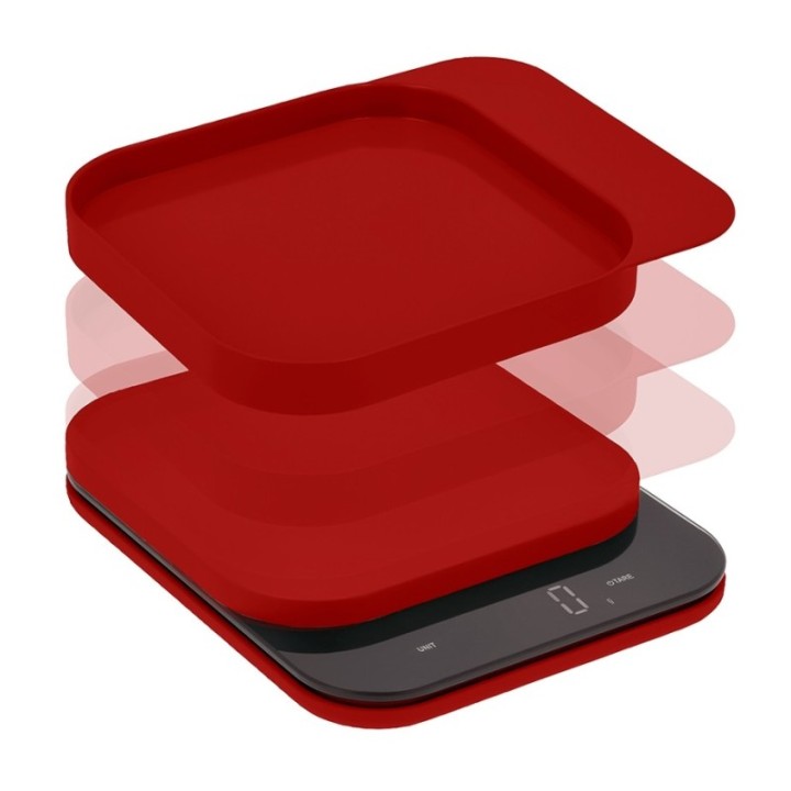 Rosti Mensura Kaffevåg/Köksvåg Röd