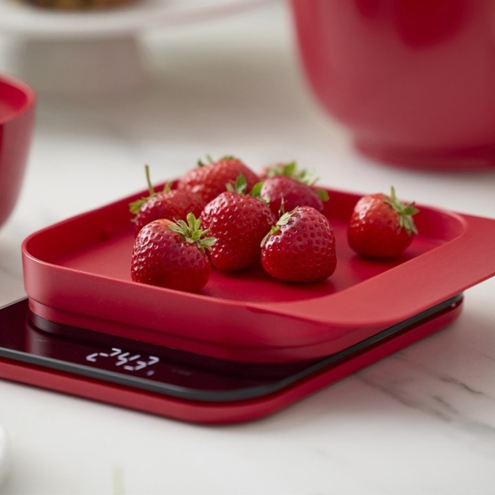 Rosti Mensura Kaffevåg/Köksvåg Röd