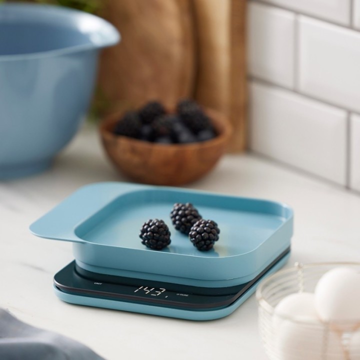 Rosti Mensura kaffevåg/köksvåg dammig blå