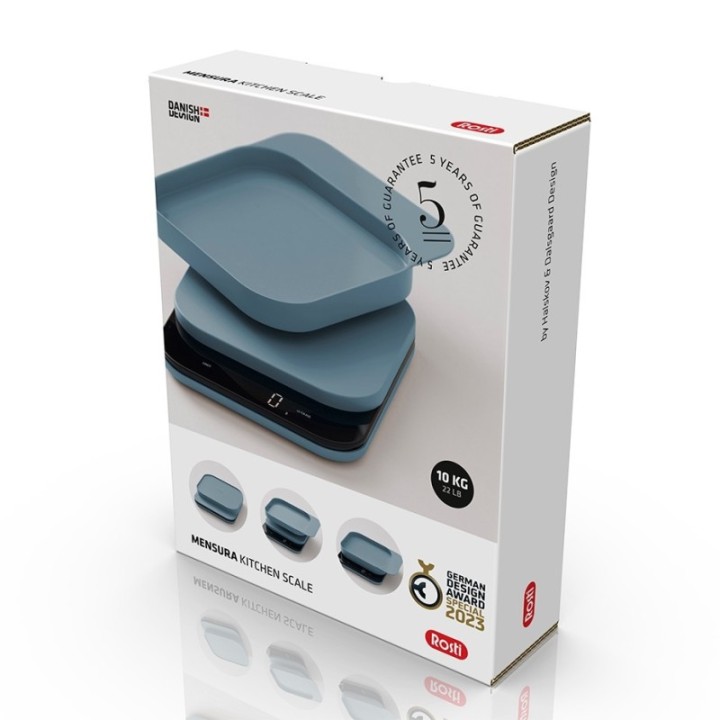 Rosti Mensura kaffevåg/köksvåg dammig blå