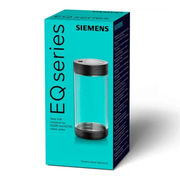 Siemens Mjölkbehållare Glas 0,7 L
