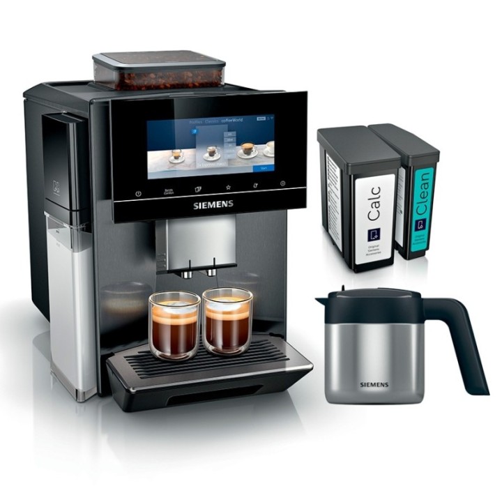 Siemens TQ905RZ5 EQ900 Plus Espressomaskin Inkl. Termoskanna & Skötsel