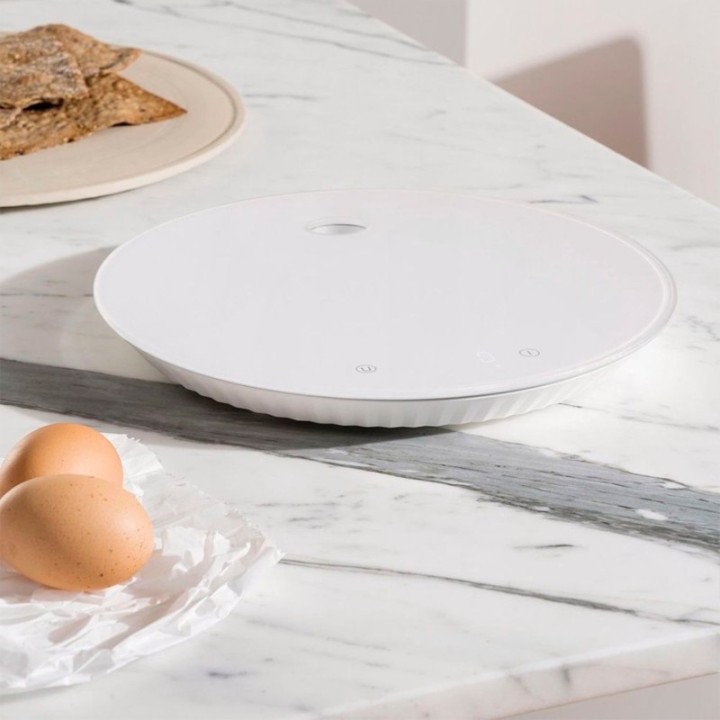 Alessi Plissé Kaffevåg/Köksvåg Vit