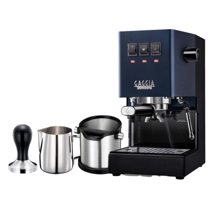 Gaggia Classic E24 Blå Espressomaskin Inkl. Baristautrustning