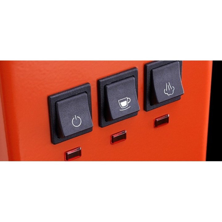 Gaggia Classic E24 Lobster Red Espressomaskin Inkl. Baristautrustning