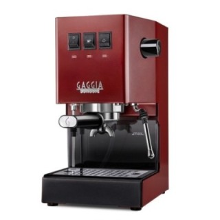 Gaggia Classic E24 Röd espressomaskin inkl. baristautrustning