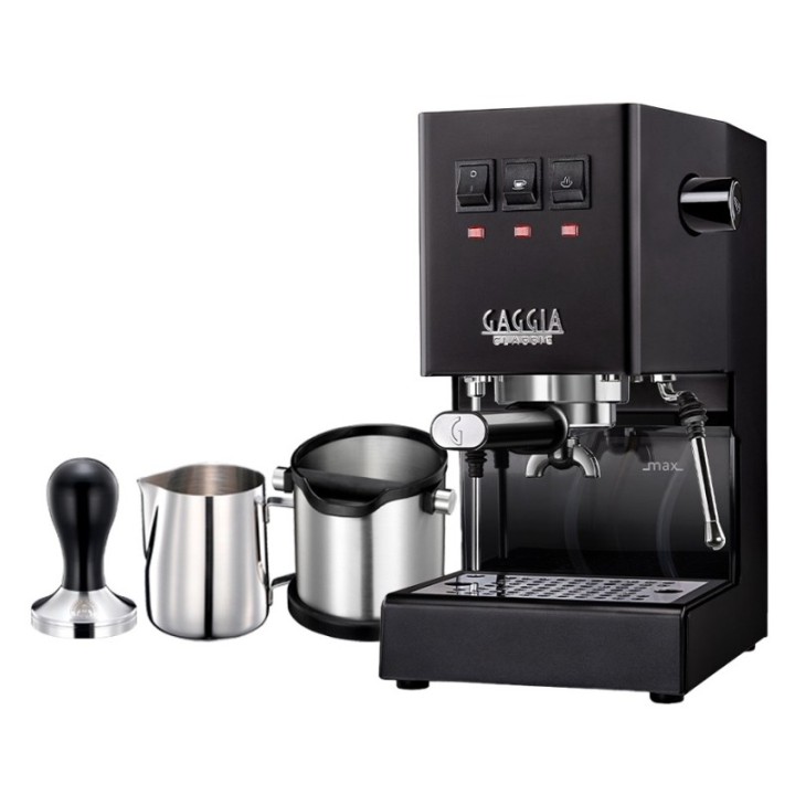 Gaggia Classic E24 Svart Espressomaskin Inkl. Baristautrustning