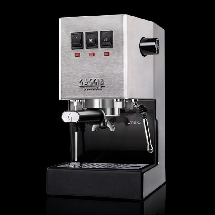 Gaggia Classic E24 Stål Espressomaskin Inkl. Baristautrustning