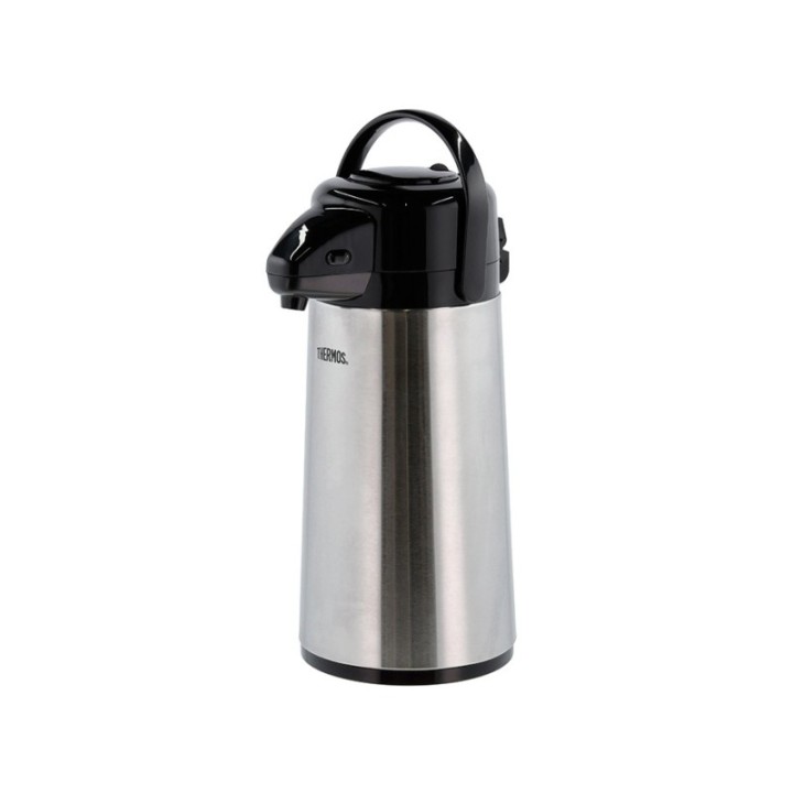 Thermos Termoskanna med pump 1,9 L Stål/Svart