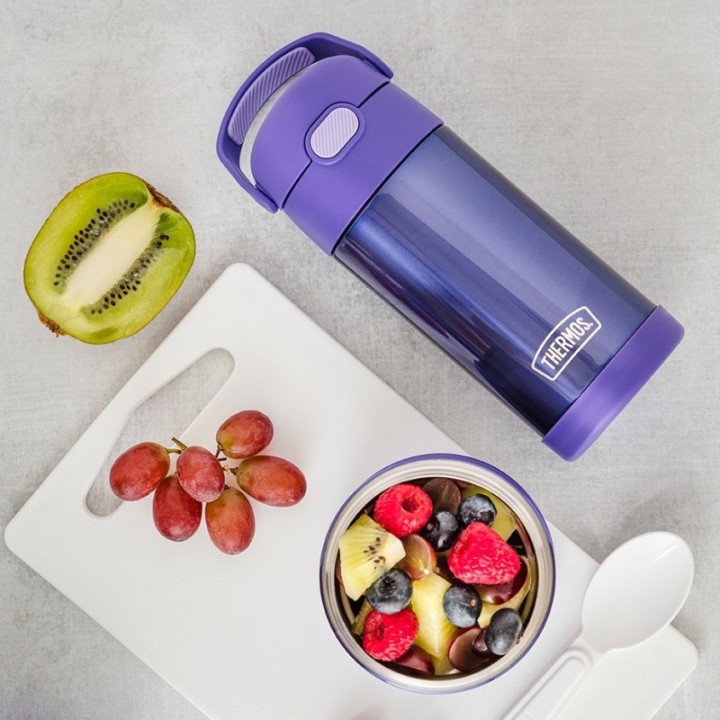 Thermos Funtainer Drickflaska med sugrör 355 ml Violett