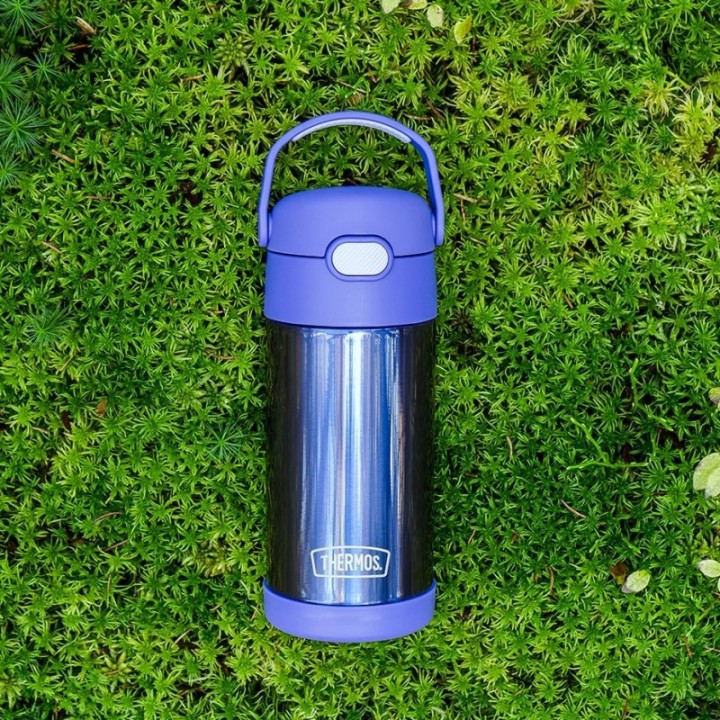 Thermos Funtainer Drickflaska med sugrör 355 ml Violett