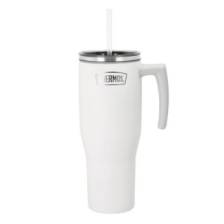 Thermos Termosmugg med handtag 1,1 L Matt vit