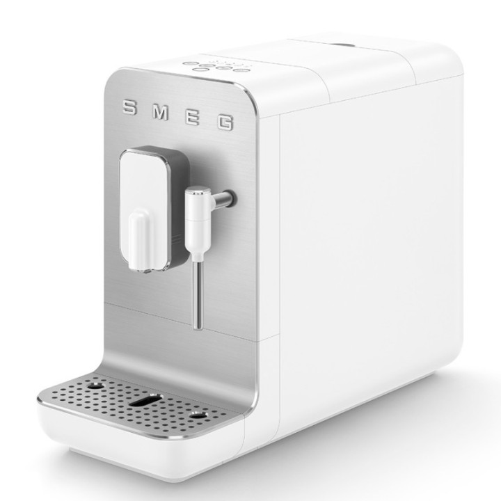 Smeg BCC12WHMEU Vit inkl. Mjölkkanna & Crema Intenso 1 kg kaffebönor