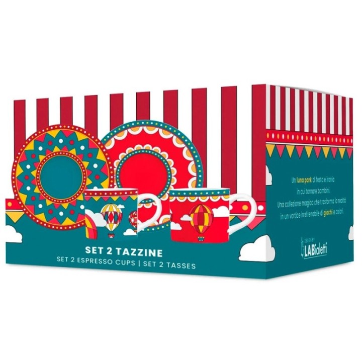 Bialetti Espressomugg Inkl. Kaffefat 4 st