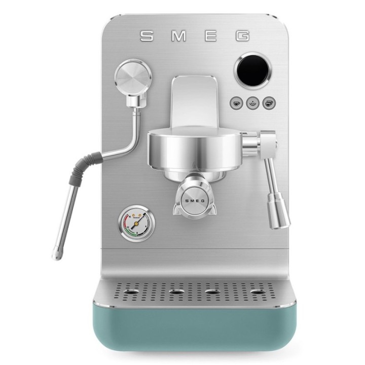 Smeg EMC02EGMEU Minipro Semiautomatisk Espressomaskin Smaragdgrön