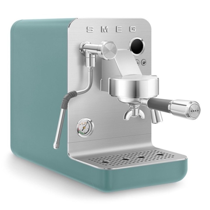 Smeg EMC02EGMEU Minipro Semiautomatisk Espressomaskin Smaragdgrön