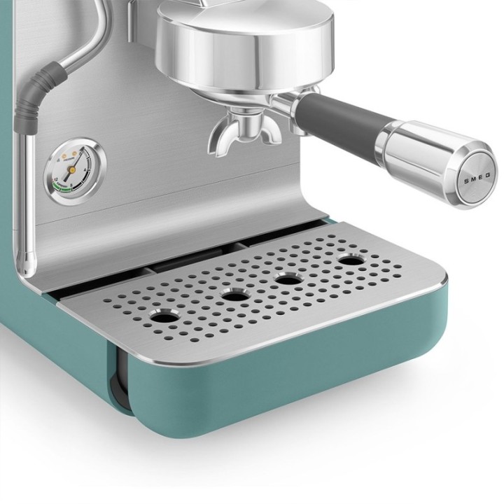 Smeg EMC02EGMEU Minipro Semiautomatisk Espressomaskin Smaragdgrön