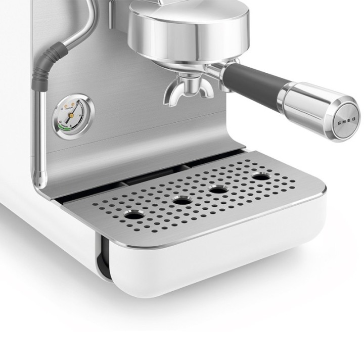 Smeg EMC02WHMEU Minipro Semiautomatisk Espressomaskin Vit