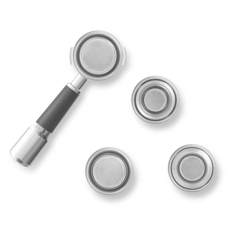 Smeg EMC02WHMEU Minipro Semiautomatisk Espressomaskin Vit