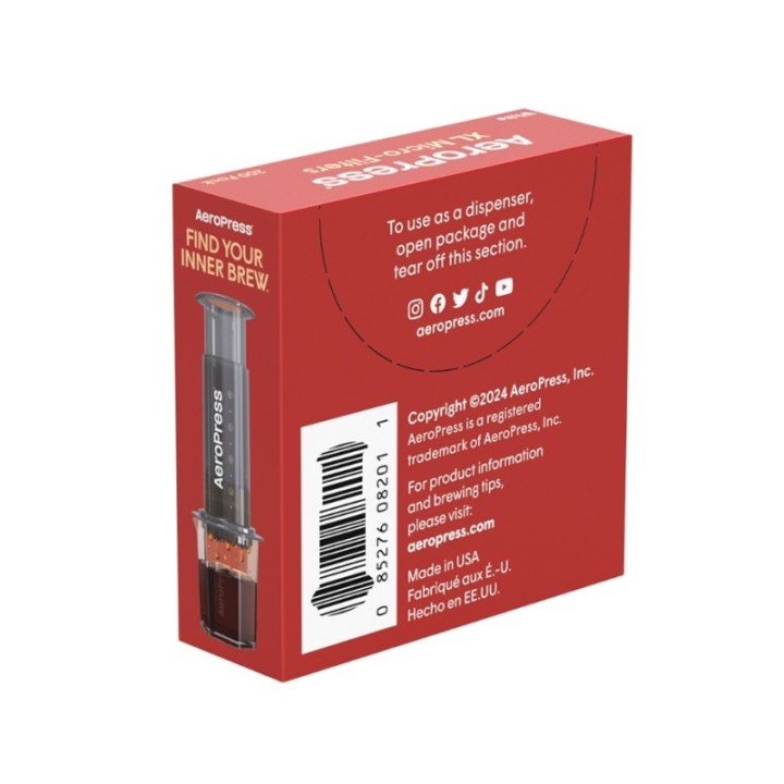 Aeropress XL mikrofilter 200 st.