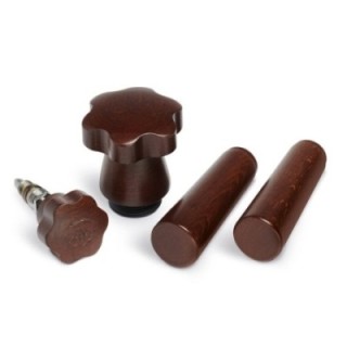 La Pavoni Trähandtag till spak-espressomaskiner Brun LPAHANLWO01