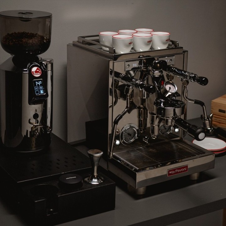 La Pavoni Tamper i stål 58 mm