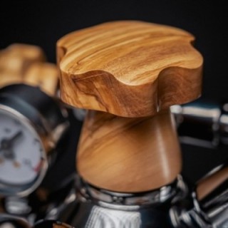 La Pavoni handtag till lever espressomaskiner olivträ LPAHANLOD01