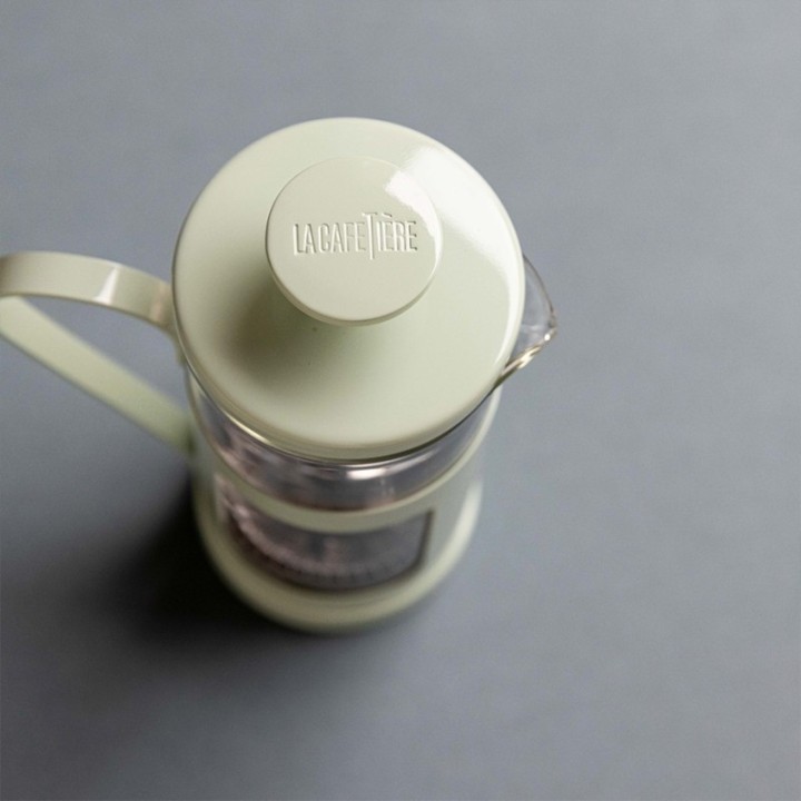 La Cafetière Monaco 8 koppar stempelkanna mintgrön