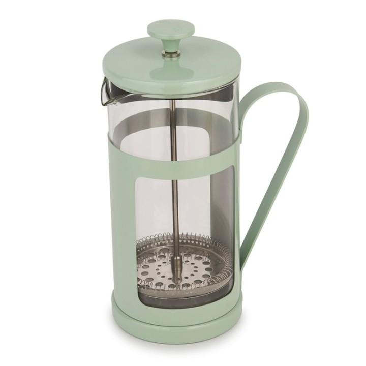 La Cafetière Monaco 8 koppar stempelkanna mintgrön