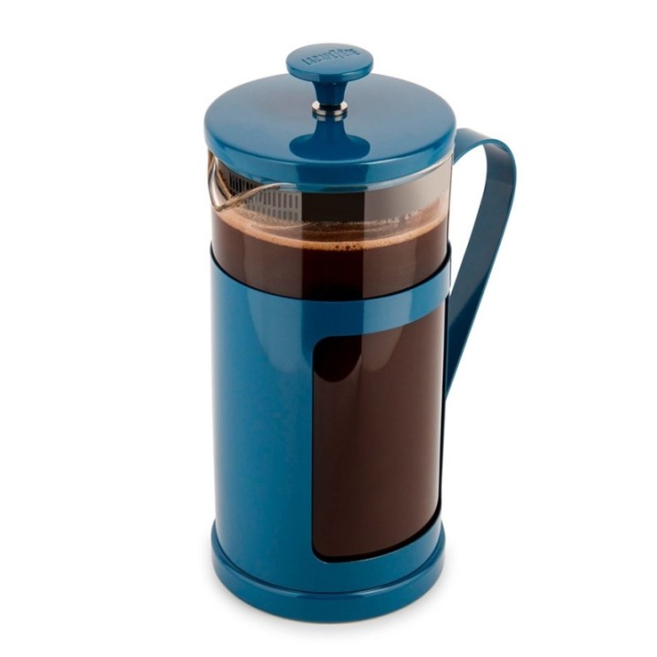 La Cafetière Monaco 8-koppars Stempelkanna Marinblå