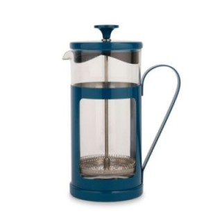 La Cafetière Monaco 3-kopps stempelkanna marinblå