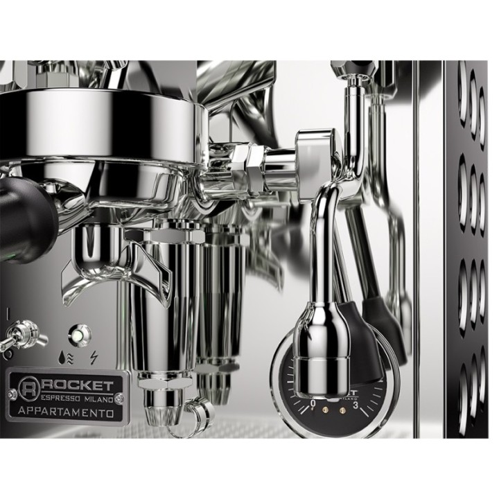 Rocket Appartamento TCA Stål/svart Espressomaskin