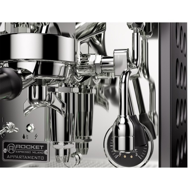 Rocket Appartamento TCA Svart/Svart Espressomaskin