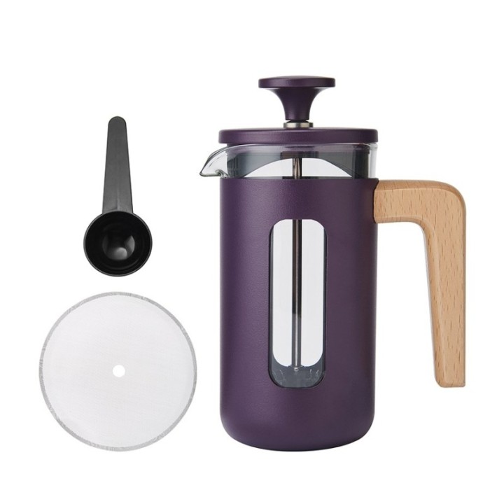 La Cafetière Pisa 3 Koppar Stempelkanna Lila