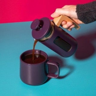 La Cafetière Pisa 3 Koppar Stempelkanna Lila