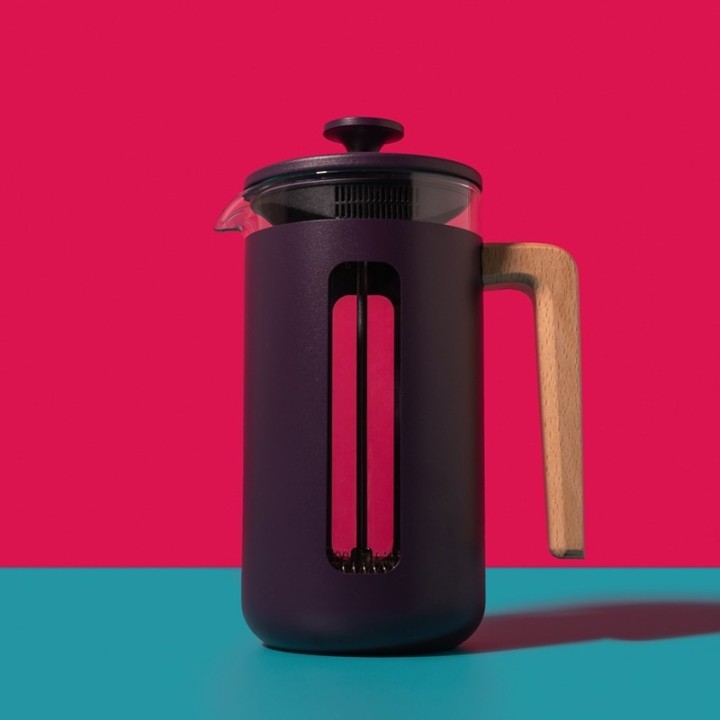 La Cafetière Pisa 3 Koppar Stempelkanna Lila