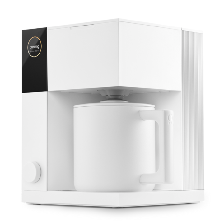 Fellow Aiden Filter Kaffemaskin Vit Inkl. Fellow Opus Espressokvarn Vit