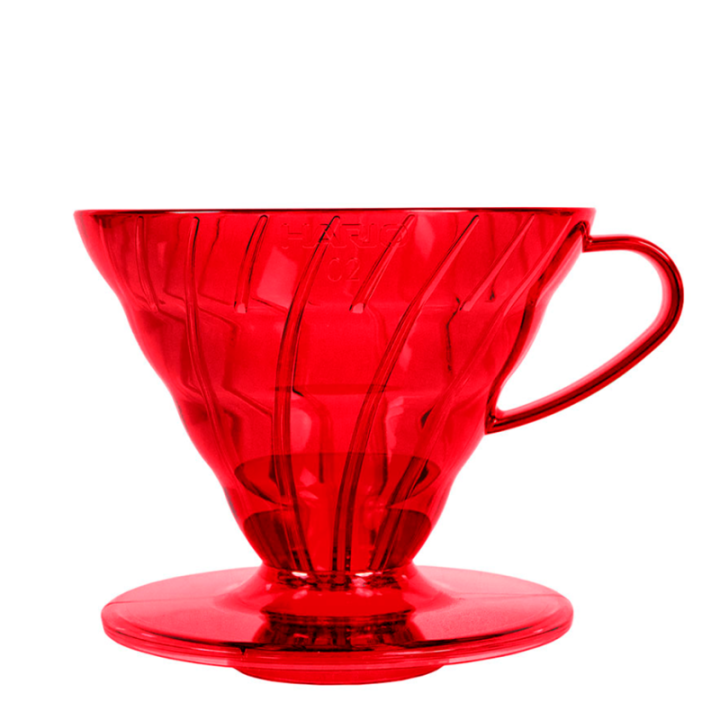 Hario V60 Dripper Röd 2 koppar. Inkl. filter