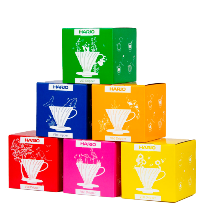 Hario V60 Dripper Röd 2 koppar. Inkl. filter