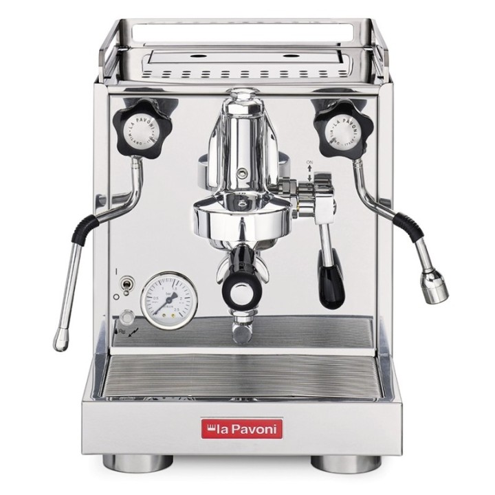 La Pavoni New Cellini Classic Inkl. Espressokvarn, Baristautrustning & 4 st Cappuccinokoppar