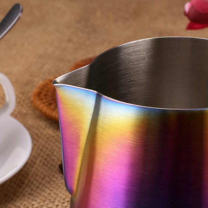 Barista Space Sandy Rainbow Mjölkkanna 0,45L Titanium
